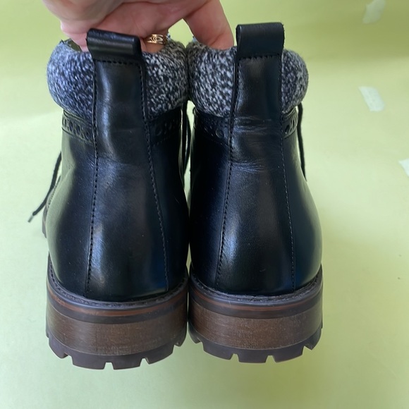 New black La Milano leather boots main image 7